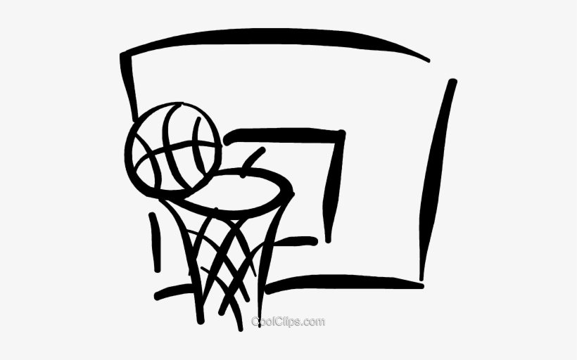 Basketball Net Royalty Free Vector Clip Art Illustration - Basketballkorb Clipart, transparent png #682066