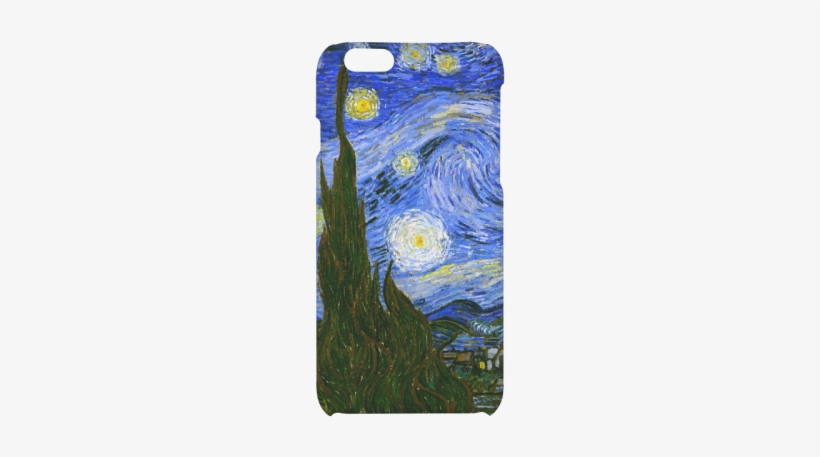 Van Gogh Starry Night Tree Hard Case For Iphone 6/6s - Van Gogh Starry Night, transparent png #682862