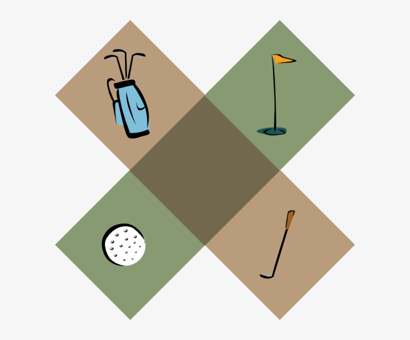 Blank Golf Invitation With Golf - Golf Border Clip Art, transparent png #683199