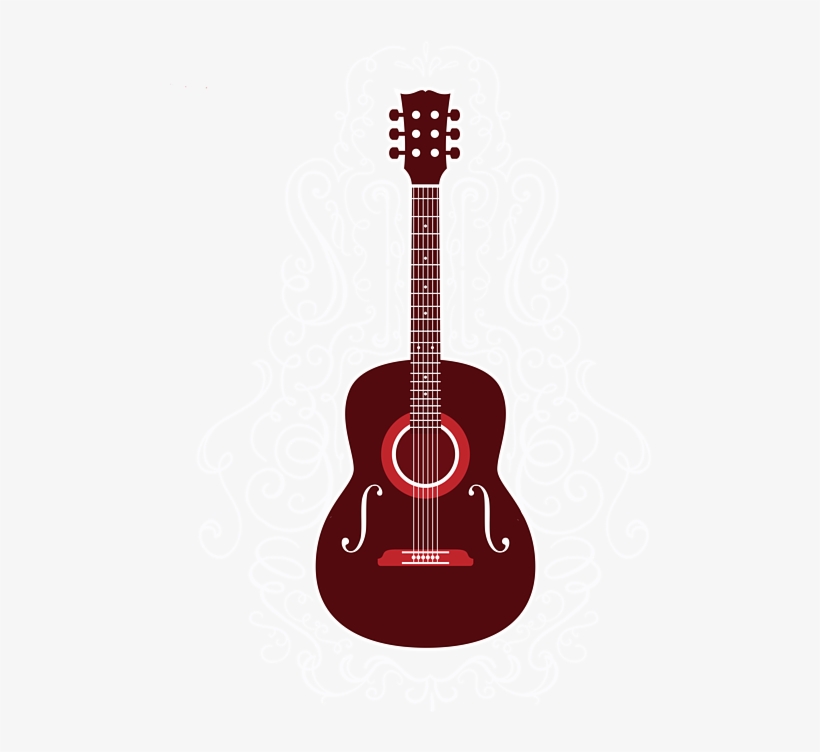 Click And Drag To Re-position The Image, If Desired - Guitar Illustration, transparent png #684337