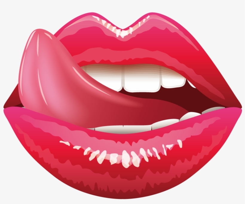 Lip Tongue Mouth Clip Art - Emoji Sexy, transparent png #684435