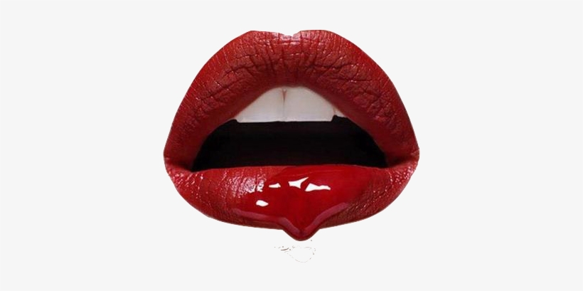 Tumblr Lips Png Png Black And White Download - Red Badass Aesthetic, transparent png #684496