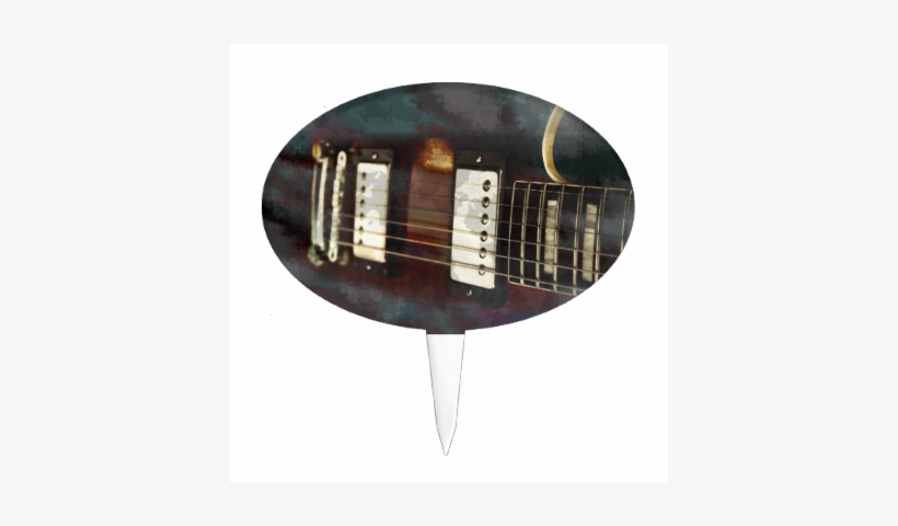 Guitar Electric Music Grunged Background Cake Pick - 3drose Guitar Grunged Background, Soft Coasters, Set, transparent png #684612