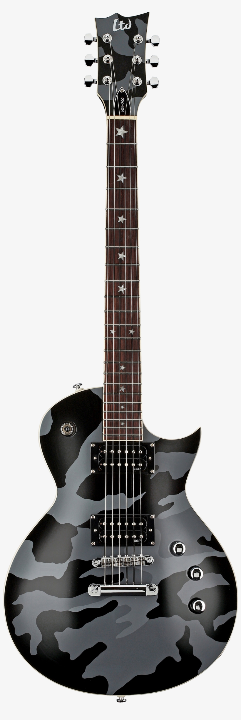 Black Electric Guitar Png Image - Guitar Png For Picsart, transparent png #684701