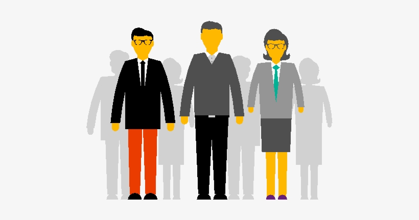 Grow Your Business By Connecting Back And Front Office - Office Workers Cartoon Transparent, transparent png #684730