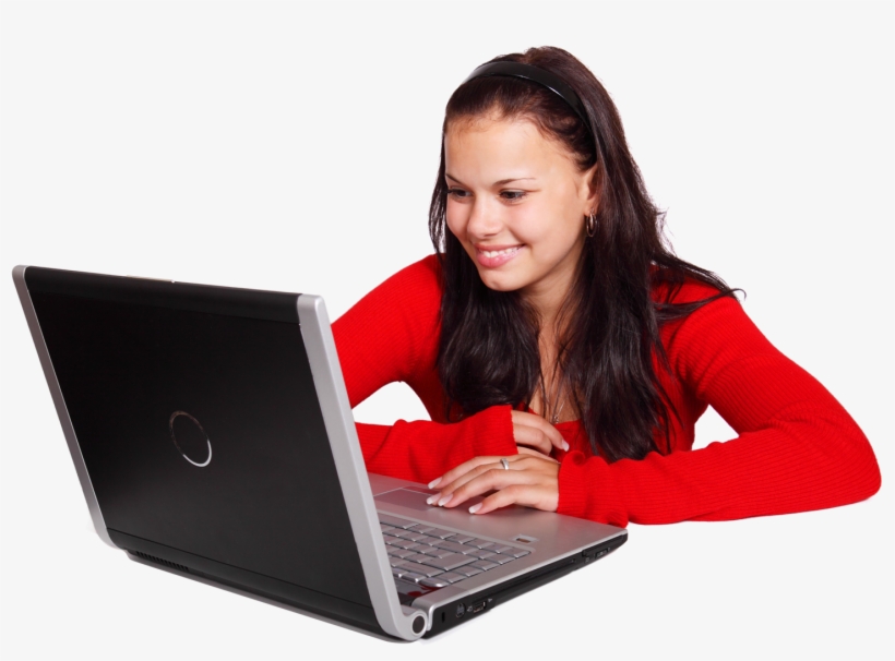 People With Laptop Png, transparent png #685045
