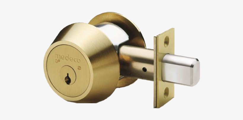 Security Boulder Co - Medeco Double Cylinder Maxum Deadbolt Lock 2-3/8" Backset, transparent png #685122