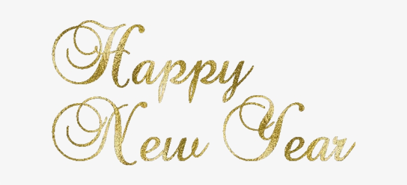 Happy New Year Png Transparent Images - Calligraphy, transparent png #685894