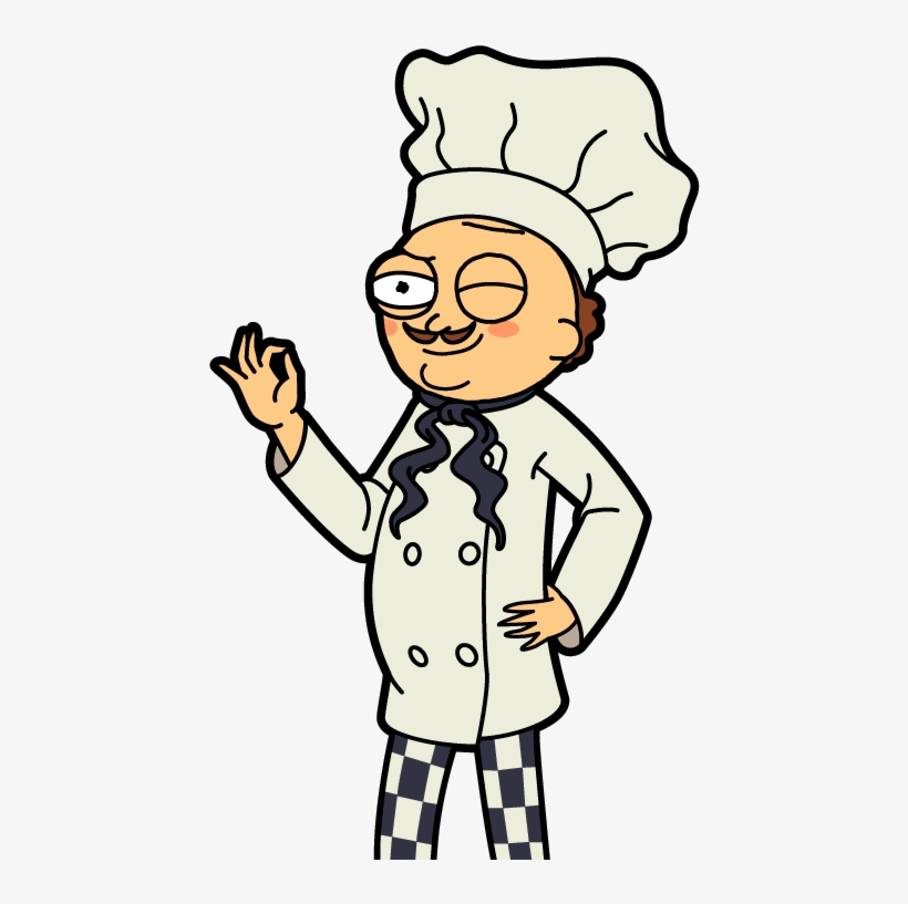 Head Chef Morty Rick And - Rick And Morty Starburns Industries, transparent png #686077