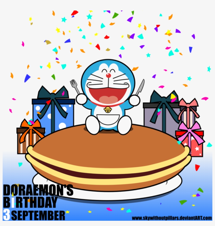 Doraemon Birthday Png - Happy Birthday Doraemon 3 September, transparent png #686395