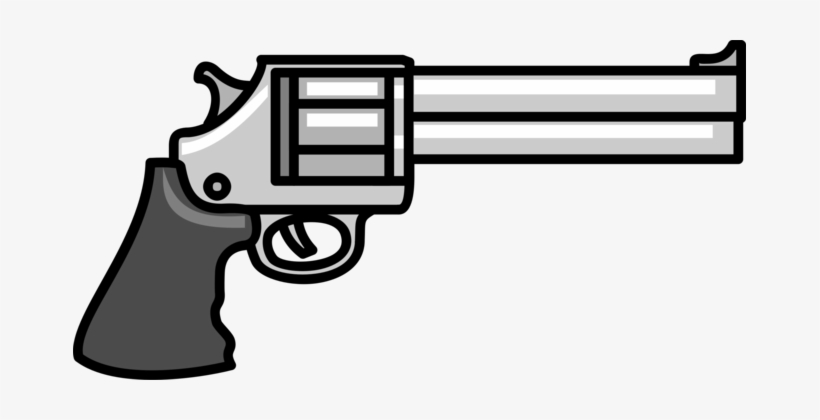 Clip Royalty Free Firearm Rifle Weapon Free Commercial - Revolver Clipart, transparent png #686674
