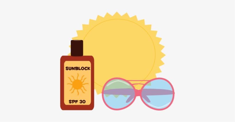 Sunglasses Clipart Sun Cream - Sun Protection Clip Art, transparent png #687032
