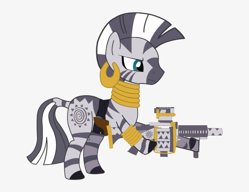 Zecora With Her Guns - Gun, transparent png #687138