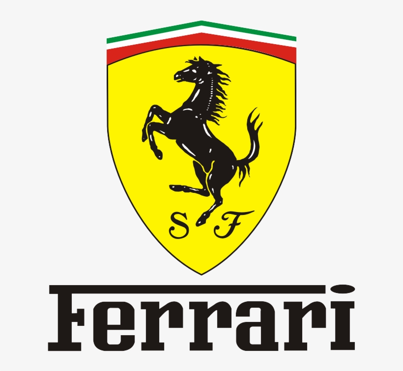 How To Draw Ferrari Logo, Cars, World Brands, Easy - Logo Ferrari Vector Png, transparent png #687290