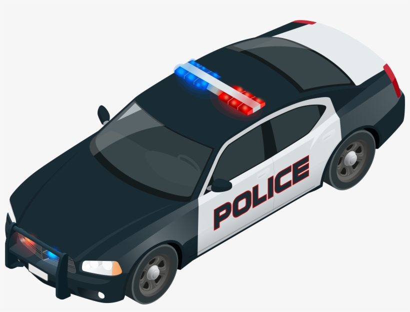 Isometric Police Car, transparent png #687403