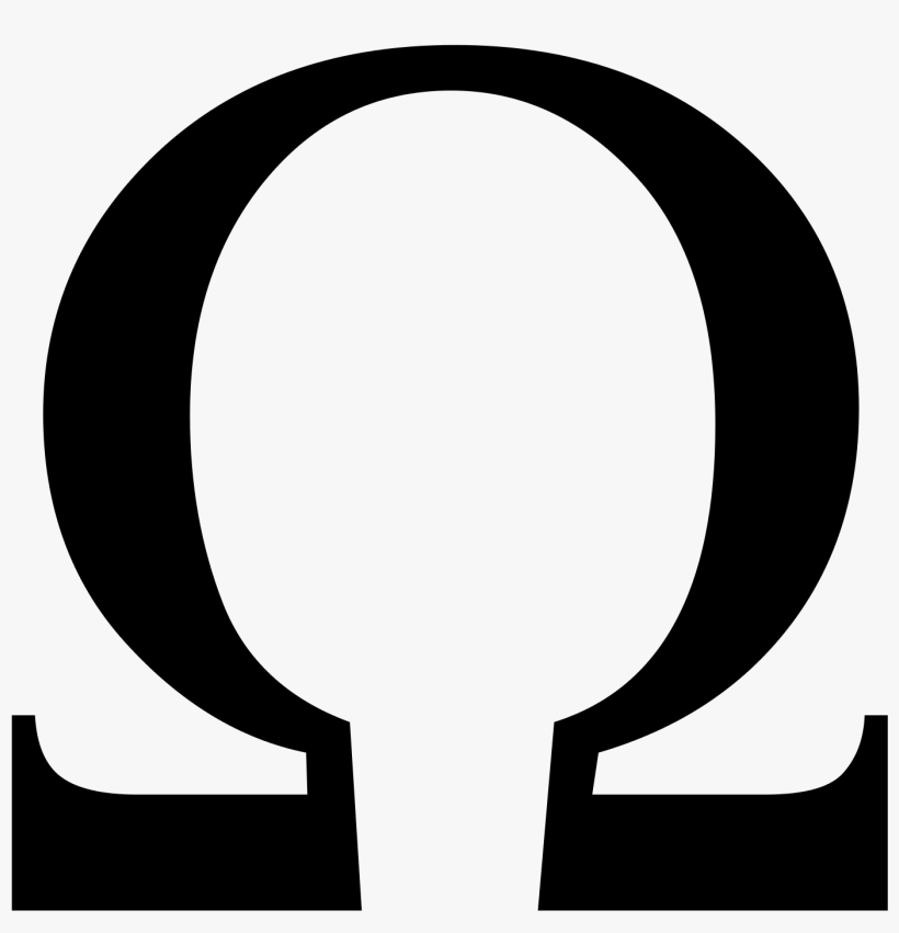 God Of War Omega Symbol Png Clipart Black And White - Greek Mythology War Symbol, transparent png #687705