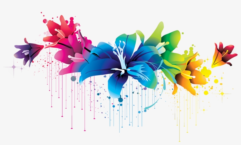 Adobe - Transparent Flower Design Png, transparent png #687762