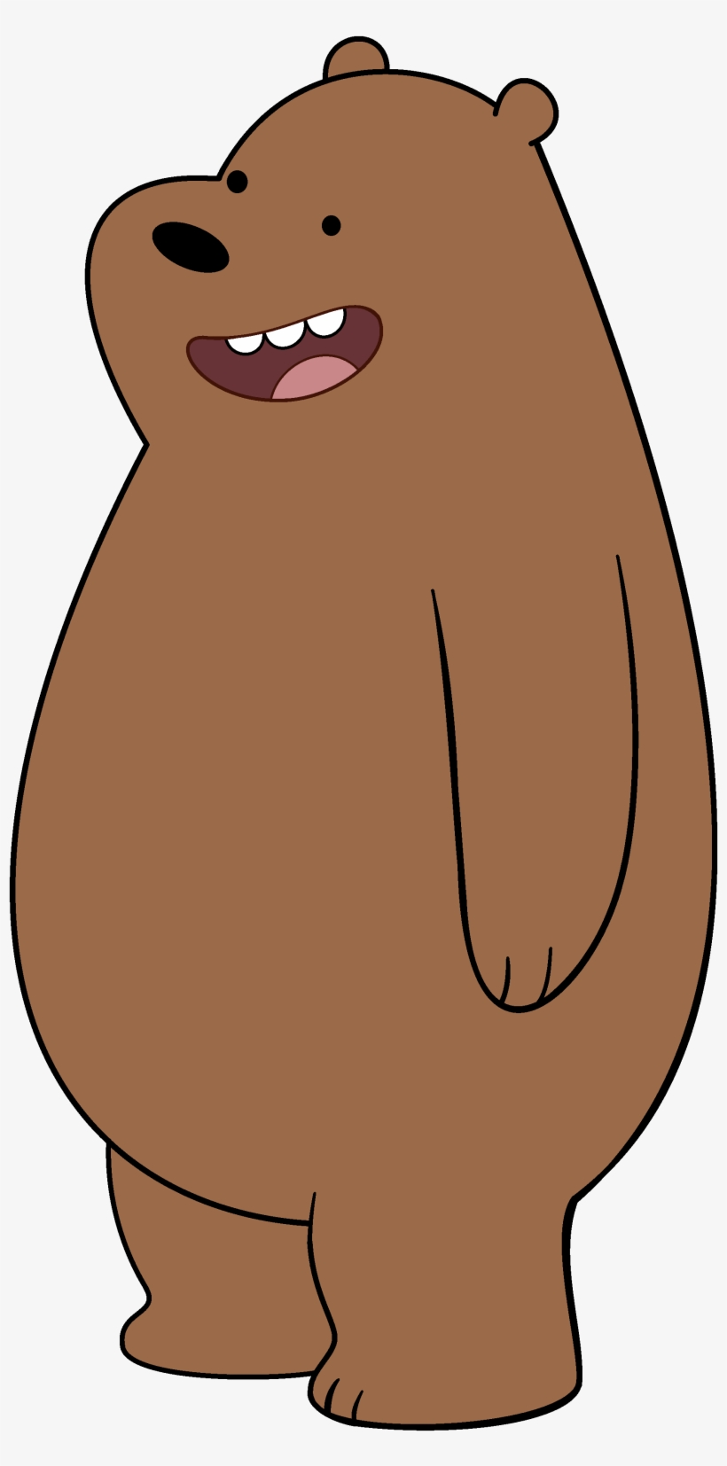 grizzly bear standing clipart