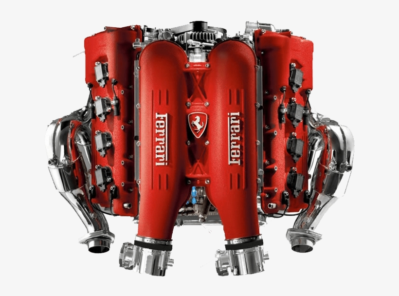Ferrari Engine - Ferrari Engine Png, transparent png #688079