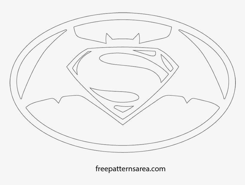Superman Symbol Logo Vectors Cnc Pinterest Batman - Sketch, transparent png #688140