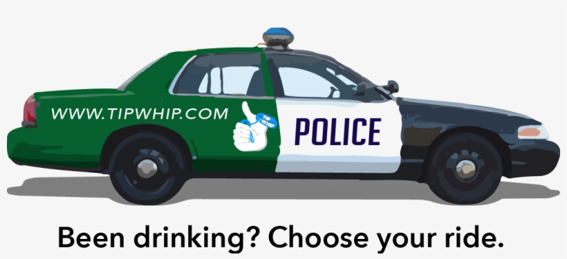 Tip Whip Police Car - Car, transparent png #688186