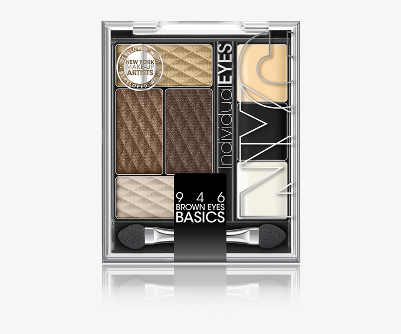 How To Apply - New York Color Individual Eyes Eyeshadow, Brown Eyes, transparent png #688316