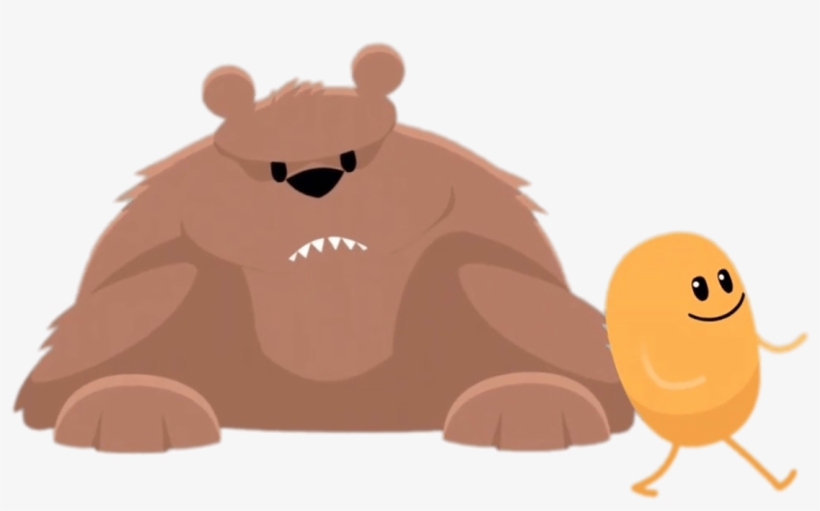 Hapless Parading In Front Of Bear Png - Illustration, transparent png #688455