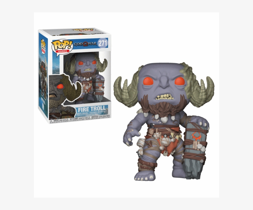 God Of War Firetroll - Fire Troll God Of War Pop, transparent png #688734