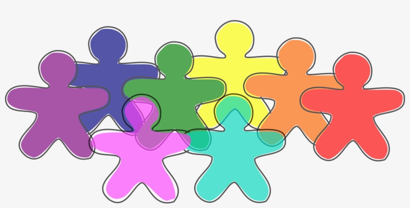 Big Image - Rainbow People Clipart, transparent png #688969