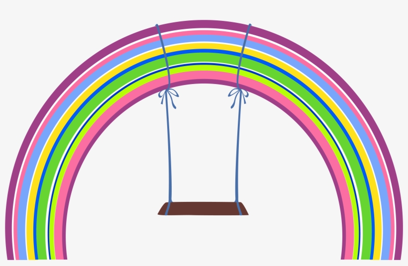 Rainbow Clipart Png - Clipart Swing Png, transparent png #689115