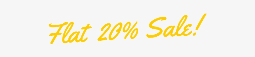 Get Flat 20% Off On The Purchase Of ₹1999 Or Above - Orange, transparent png #689116