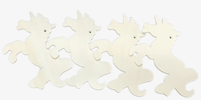 Wooden Unicorns Pack Of, transparent png #6801184