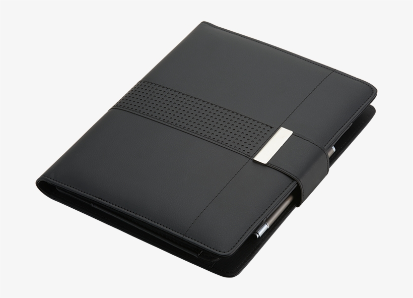 Executive Folder With Removable 5000mah Power Bank, transparent png #6802770