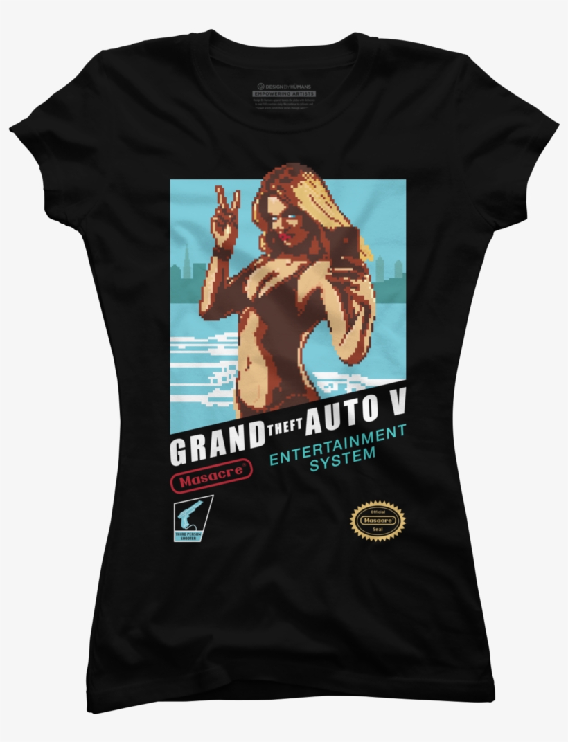 Gta V Women's T-shirt Gta V Is A Cozy Ring Spun Cotton, transparent png #6804115