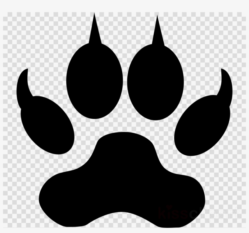 Wolf Paw Clipart Cat Paw Clip Art, transparent png #6805800