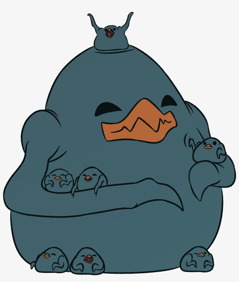 Blob Birb, transparent png #6809534