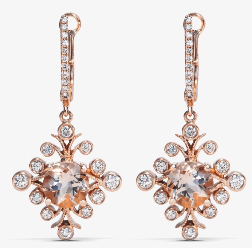 Multi Diamond Alyssa Black Tie Earrings, transparent png #6810025