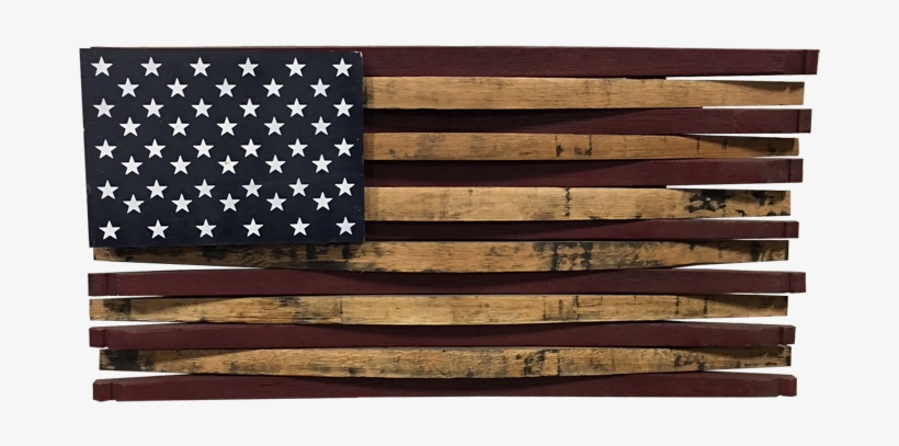 Bourbon Barrel Stave American Flag, transparent png #6810858