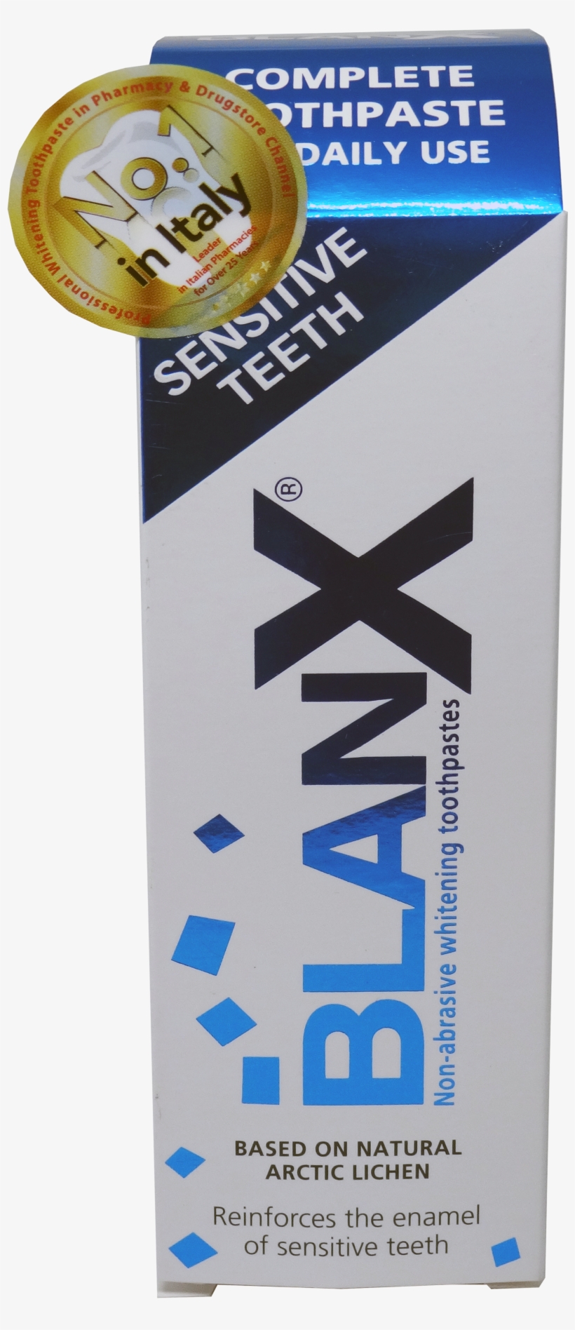 Blanx Sensitive Teeth Toothpaste, transparent png #6811701