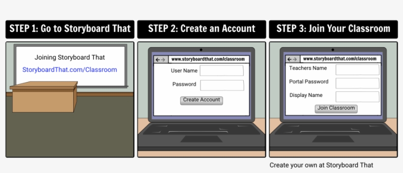 Joining A Storyboard That Classroom, transparent png #6812065