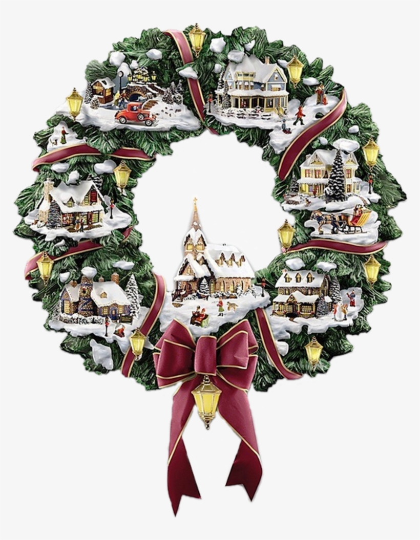 Explore Christmas Wreaths, Christmas Villages, And, transparent png #6812652
