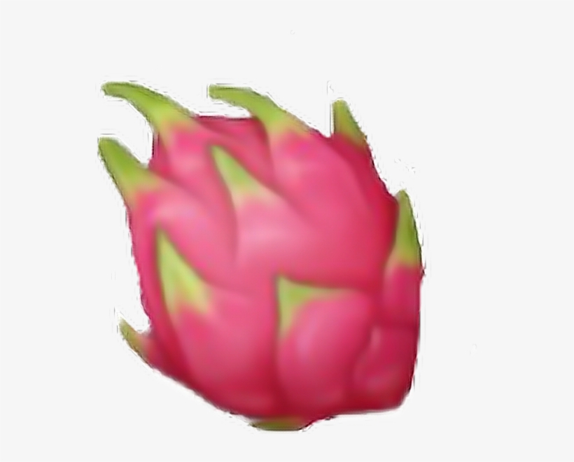 Fruit Fruits Pink Green Dragon Nature Emoji Emojisticke Free