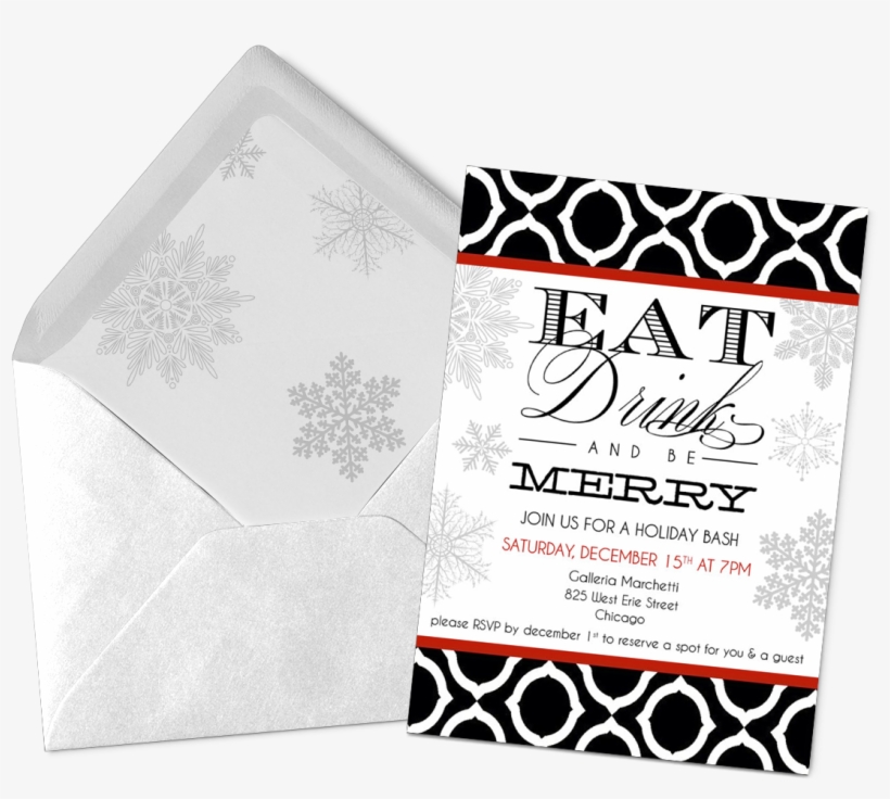 Holiday Party Invitation, transparent png #6815795
