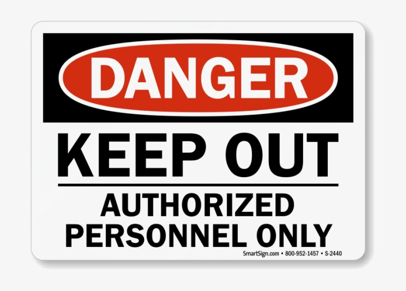 Keep Out Danger Png Clipart, transparent png #6817799