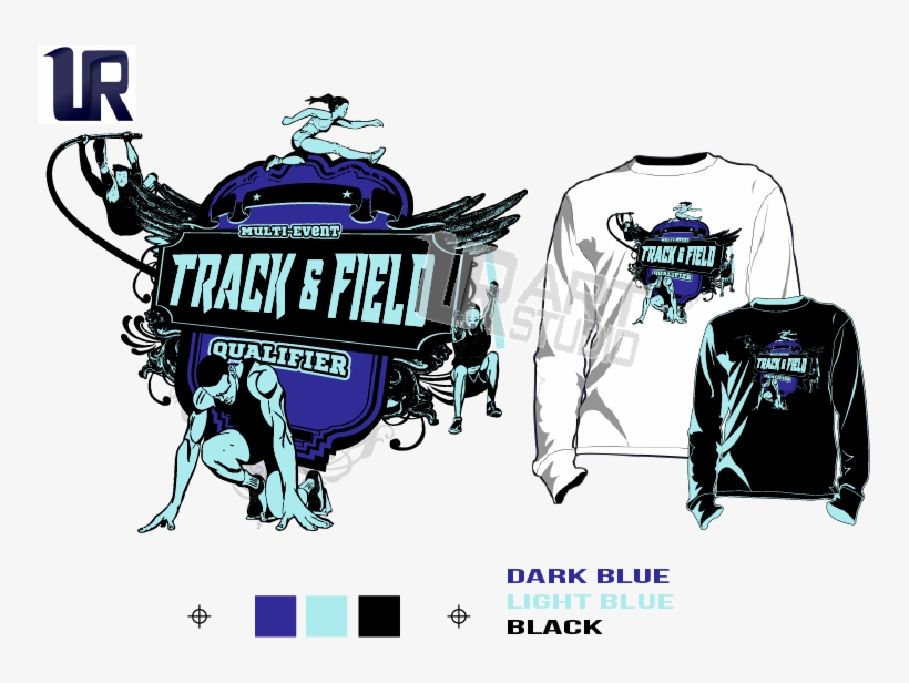 Track & Field Qualifier Multi Event Tshirt Vector Design, transparent png #6818687