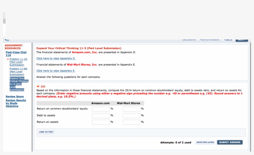 Expand Your Critical Thinking 11-3 The Financial Statements, transparent png #6819630