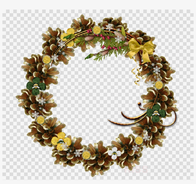 Round Christmas Frame Png Clipart Picture Frames Clip, transparent png #6823121