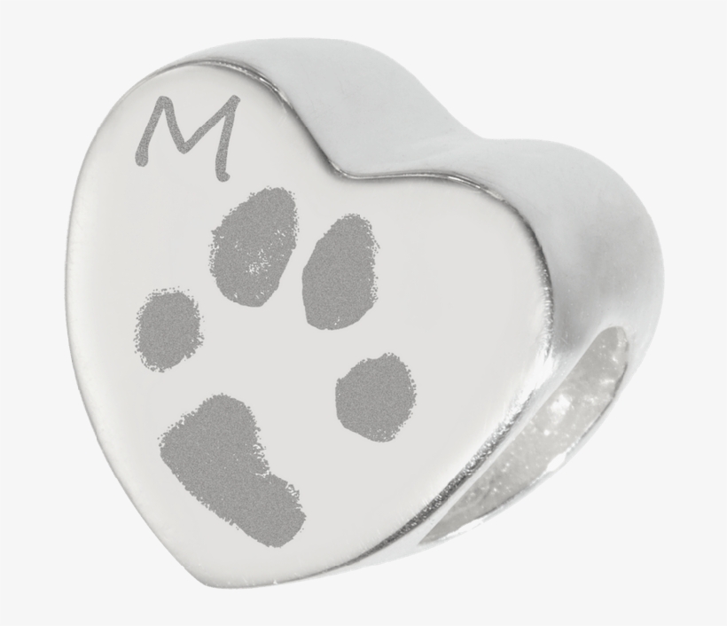 Paw Print Charm Bead, transparent png #6823877