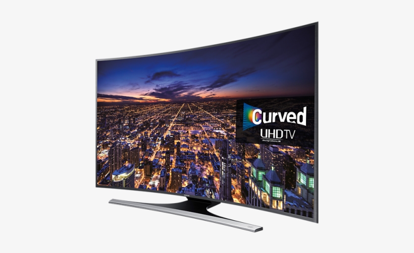48 Ju6500 6 Series Curved Uhd 4k Smart Led Tv, transparent png #6825257