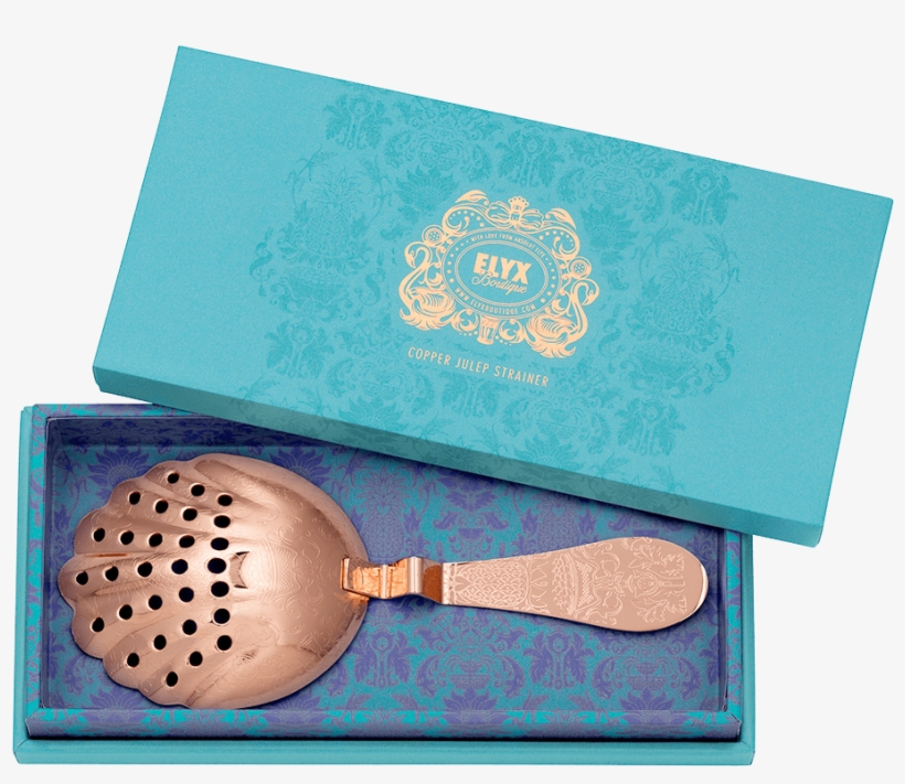 Copper Julep Strainer Gift Box, transparent png #6825378
